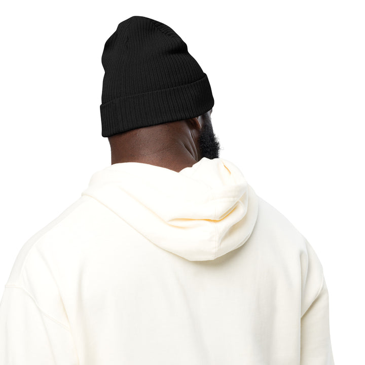 Organic ribbed Cream of the Crop beanie