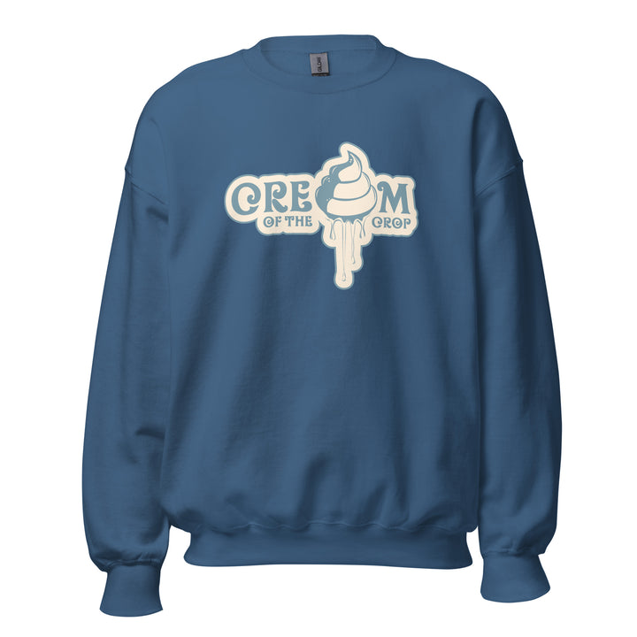 Crew Neck Unisex Sweatshirt Blurberry Logo